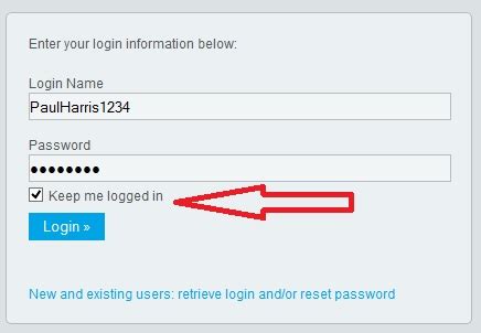 How to log into the web.